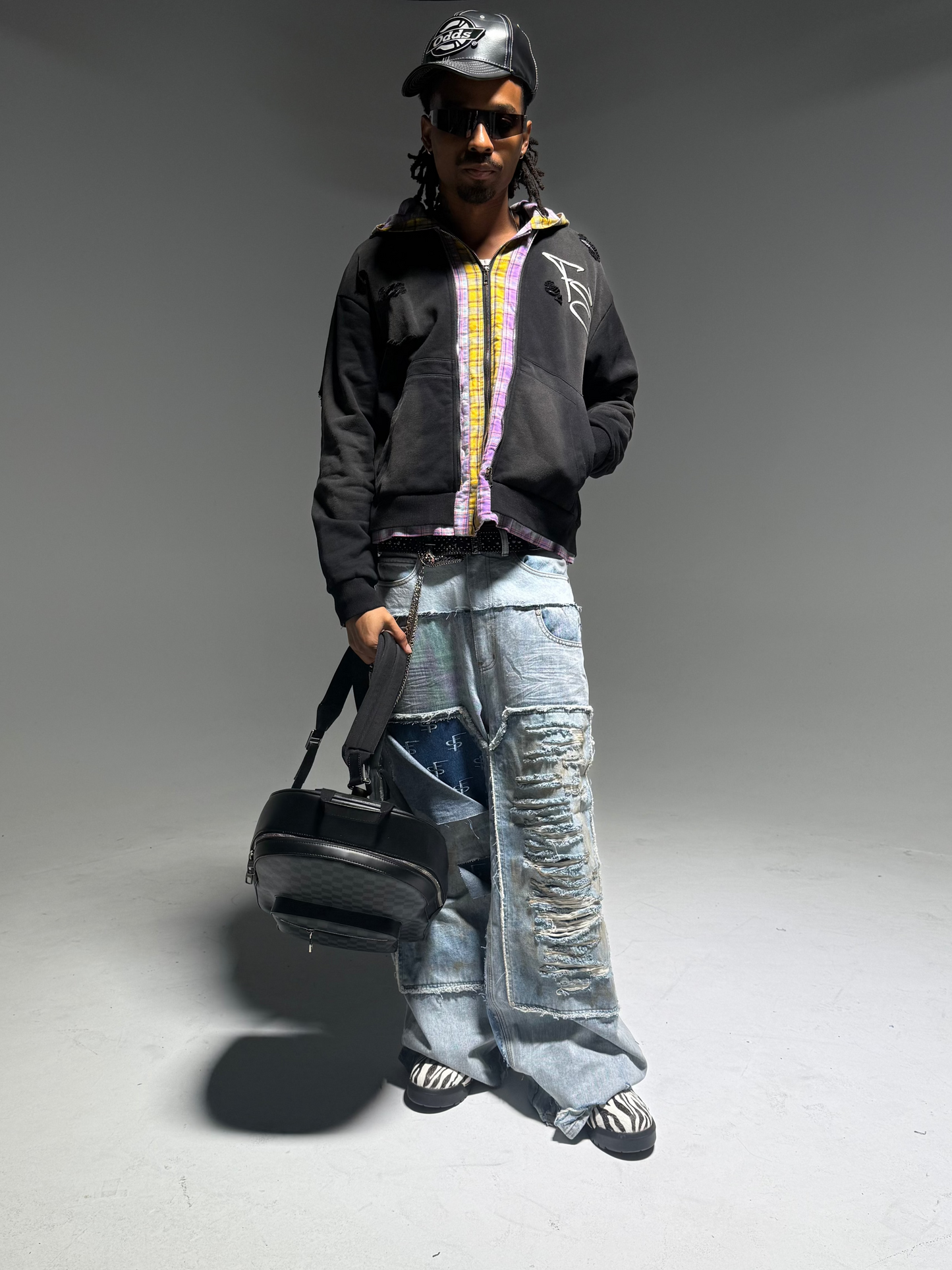Rockstar Sandler Flannel Zip Up