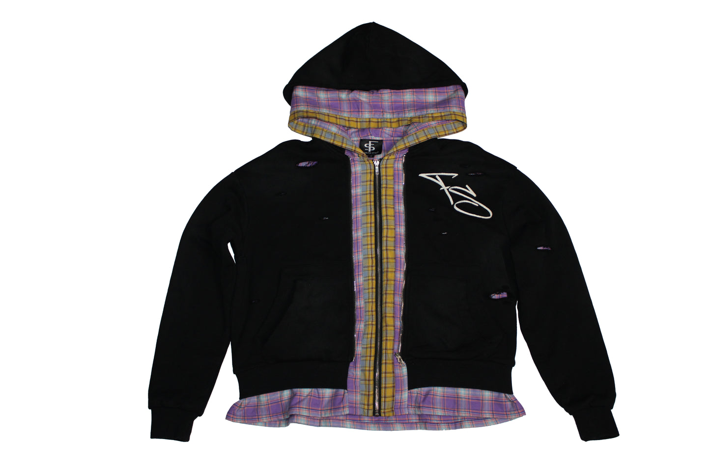Rockstar Sandler Flannel Zip Up