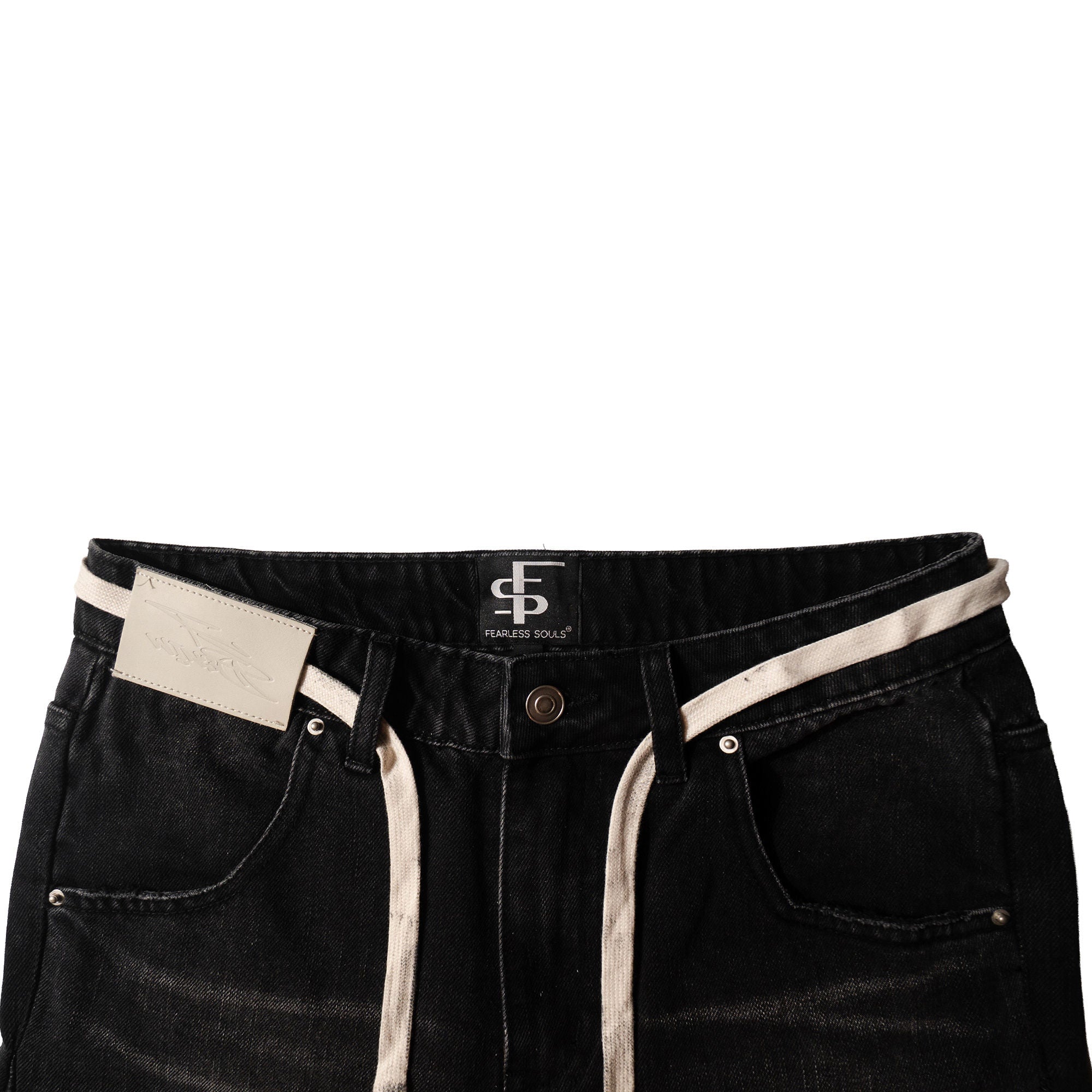 Punk Denim + Leather Pants