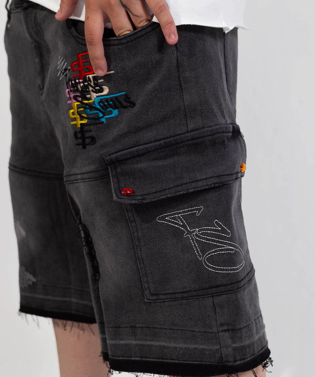 Infinity Stone Jorts