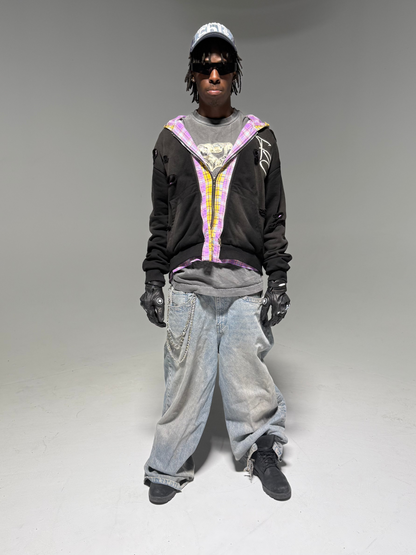 Rockstar Sandler Flannel Zip Up