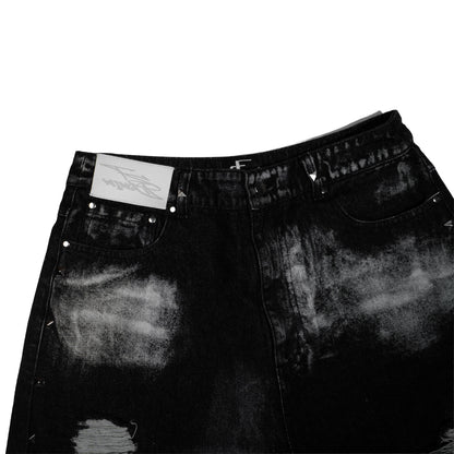 Thrashed Camo Jorts
